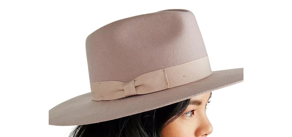 Free People Classic Warm Taupe Lila Hat